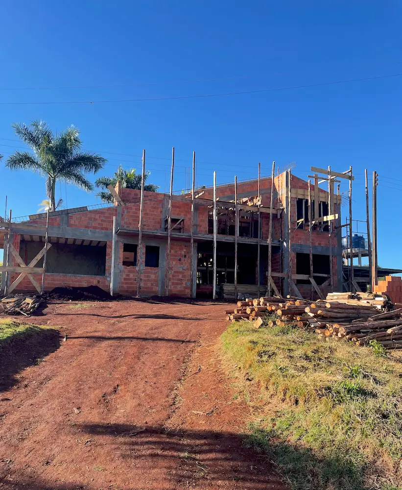 Obra de casa em Assaí - PR - JAK Construtora